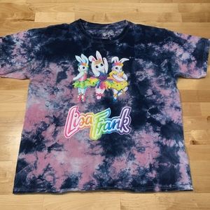 Y2K Lisa Frank girls t-shirt vintage tie dye